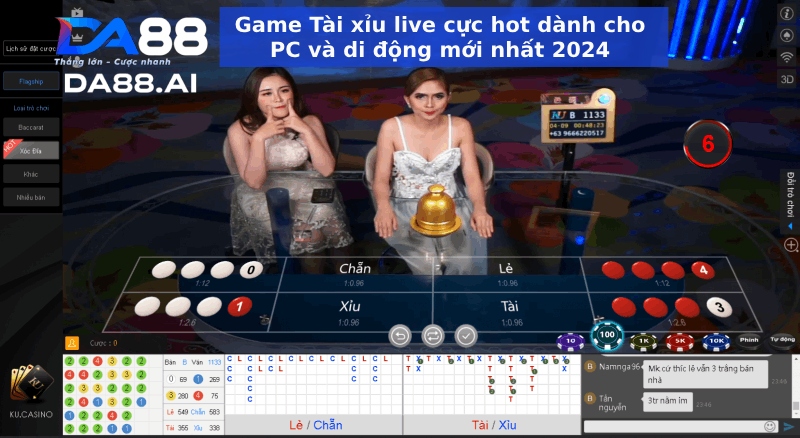 Live tài xỉu cực hot và được yêu thích rộng rãi Live tài xỉu cực hot và được yêu thích rộng rãi